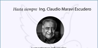 In memoriam: Ing. Claudio Maraví Escudero.