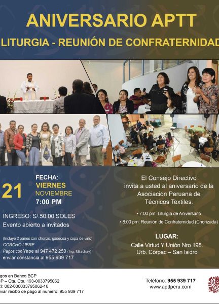 Evento de Aniversario de la APTT